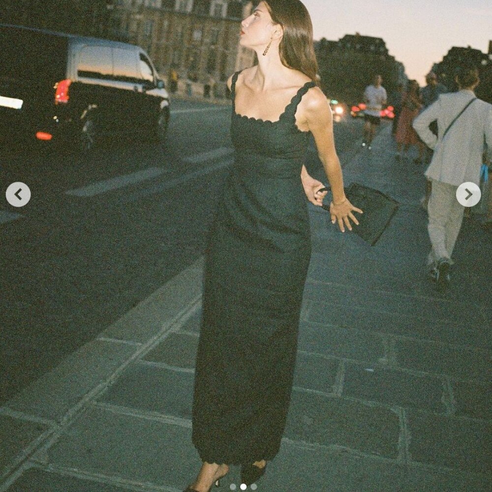 Posse - Zayla Column Dress in Black, Sz. M - Worn Once!